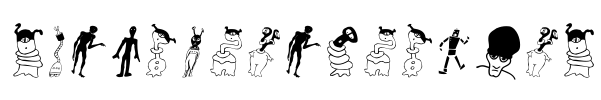 StrangeFriendsFS Font Image