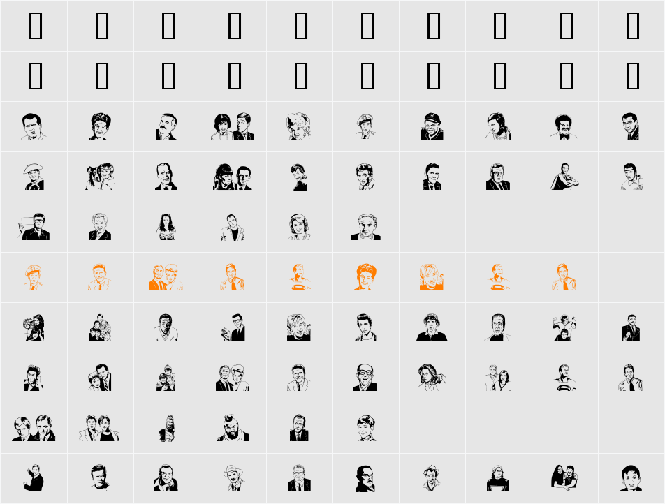 Quotidian Character Map