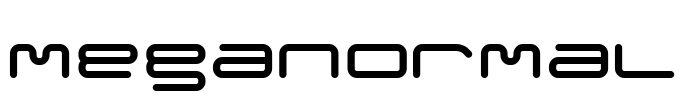 meganormal Font Image