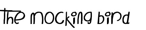 The Mocking Bird Font Image