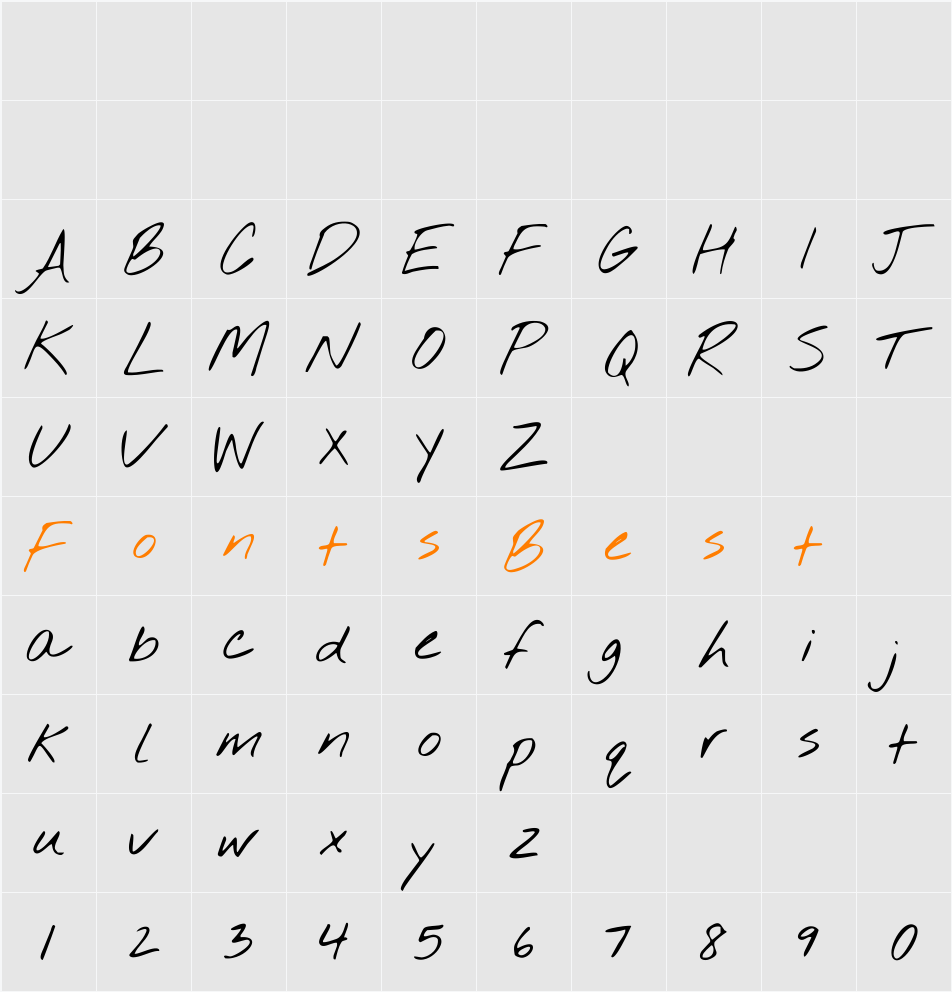 Nothing You Could Do Character Map