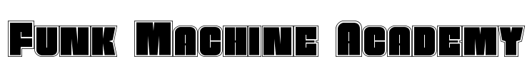 Funk Machine Academy Font Image