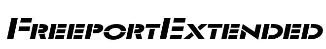 FreeportExtended Font Image