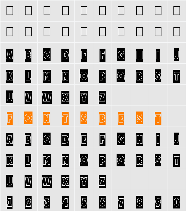 a_PlakatTitulCmGr Character Map