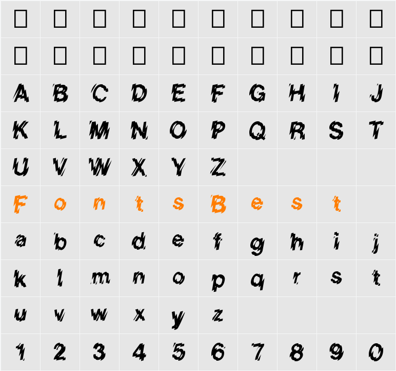 Glass Houses Character Map
