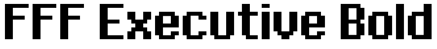 FFF Executive Bold Font Image