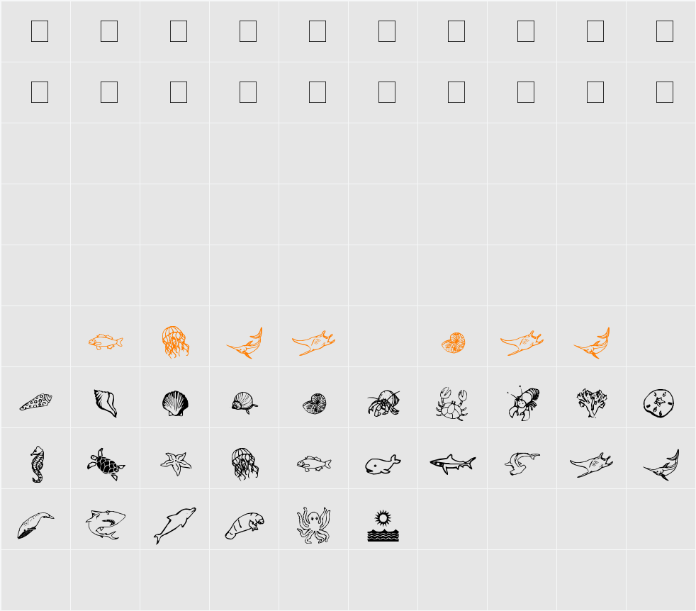 Ocean_Iacy Character Map