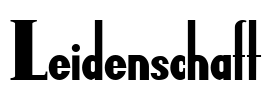 Leidenschaft Font Image