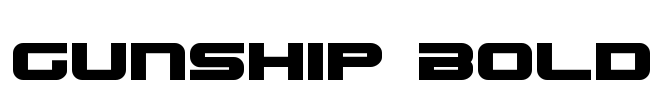 Gunship Bold