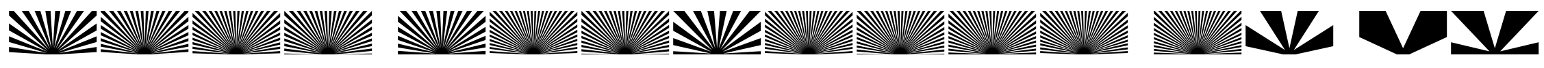 Half SunBurst-w4-02 Font Image