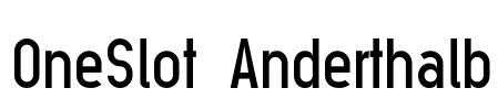 OneSlot Anderthalb