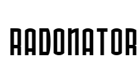 Radonator Font Image