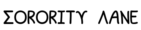 Sorority Lane Font Image