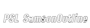 PSL SamsonOutline