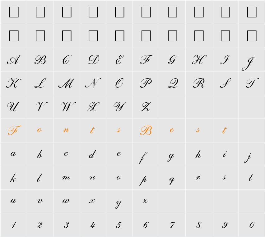Sheer Beauty Character Map