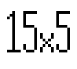 15x5 Font Image