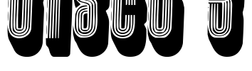 disco 3 Font Image