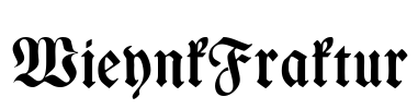 WieynkFraktur Font Image