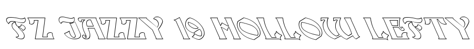 FZ JAZZY 19 HOLLOW LEFTY Font Image