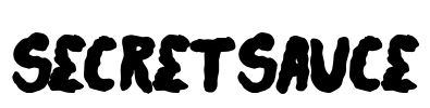 secretsauce Font Image