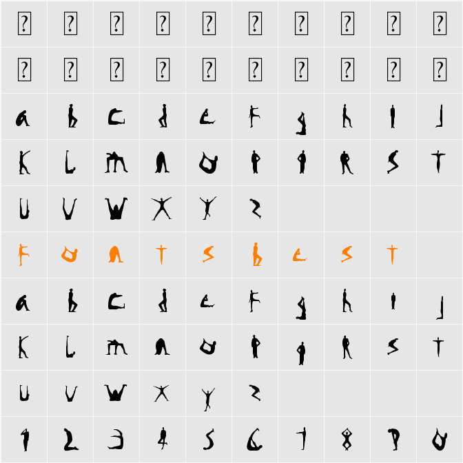 hufo Character Map