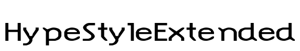 HypeStyleExtended Font Image