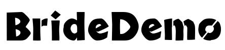 BrideDemo Font Image