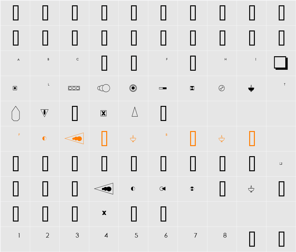 FTSymbol Character Map