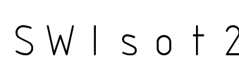 SWIsot2 Font Image