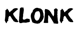 Klonk Font Image