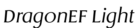 DragonEF Light Font Image