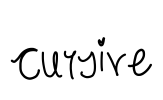 cursive