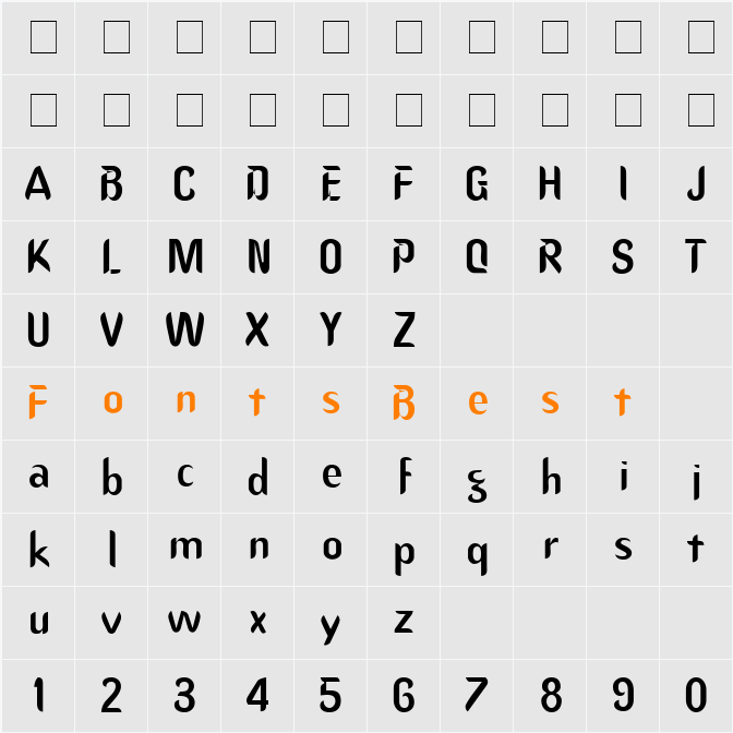 Urgo Character Map