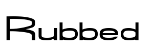 Rubbed  Font Image