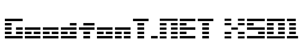 GoodfonT.NET XS01 Font Image