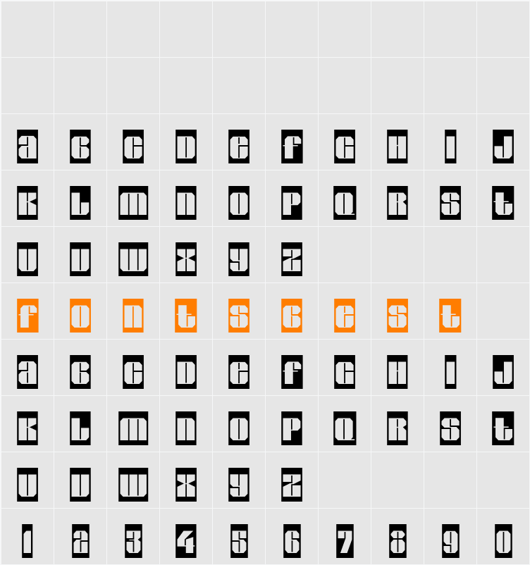 a_GladeCm Character Map