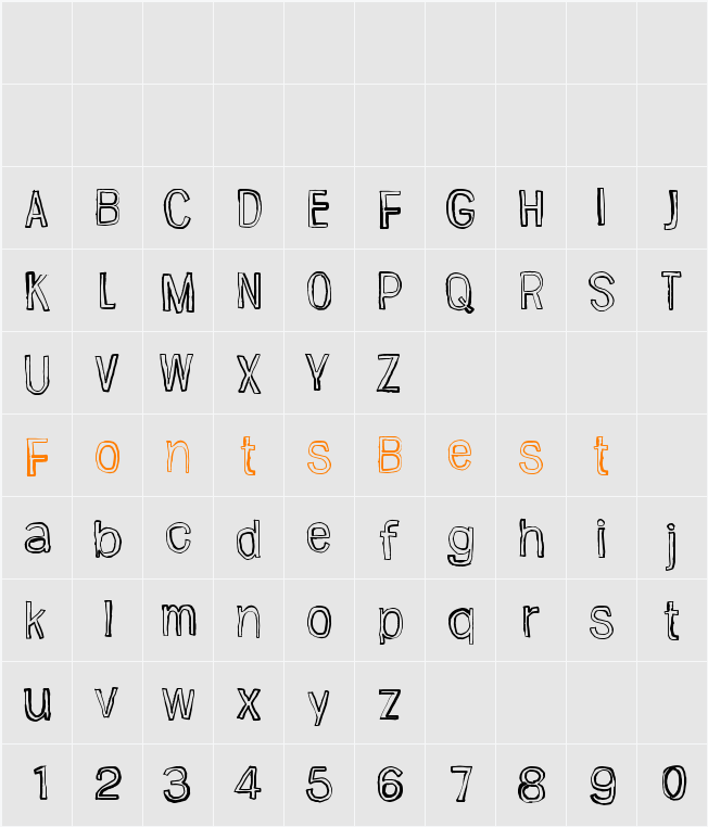 Jugglingoose Character Map