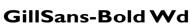 GillSans-Bold Wd