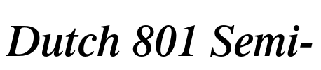 Dutch 801 Semi-