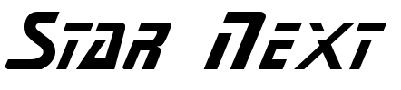 Star Next Font Image