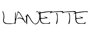 LANETTE Font Image