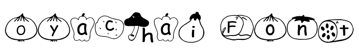 Oyachai Font Font Image