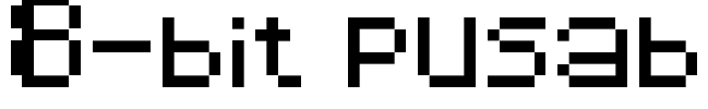 8-bit pusab Font Image