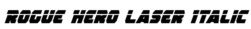 Rogue Hero Laser Italic