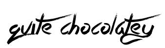 Quite Chocolatey Font Image