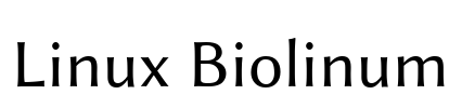 Linux Biolinum
