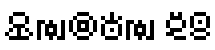 Unown GB Font Image