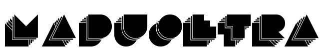 maduoETRA Font Image