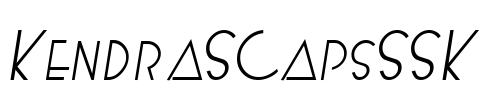 KendraSCapsSSK Font Image