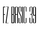 FZ BASIC 39 Font Image